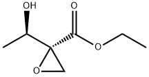 Oxiranecarboxylic acid, 2-(1-hydroxyethyl)-, ethyl ester, (R*,R*)- (9CI) Struktur