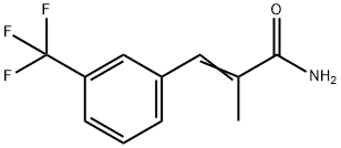 2-Propenamide, 2-methyl-3-(3-(trifluoromethyl)phenyl)- Struktur