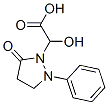 1-Pyrazolidineacetic  acid,  -alpha--hydroxy-5-oxo-2-phenyl- Struktur