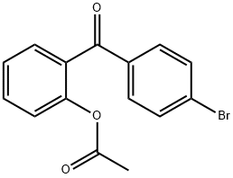 2-ACETOXY-4'-BROMOBENZOPHENONE Struktur