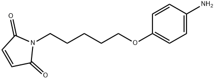 N-(5-(p-Aminophenoxy)pentyl)maleimide Struktur