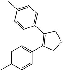 3,4-DI-P-TOLYL-2,5-DIHYDRO-THIOPHENE Struktur