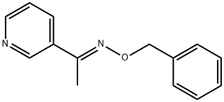 Ethanone, 1-(3-pyridinyl)-, O-(phenylMethyl)oxiMe, (1E)- Struktur