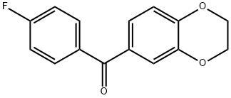 (2,3-Dihydro-1,4-benzodioxin-6-yl)(4-fluorophenyl)methanone Struktur