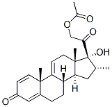 17-α,21-Dihydroxy-16-α-methylpregna-1,4,9(11)-trien-3,20-dion-21-acetat