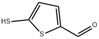 2-Thiophenecarboxaldehyde, 5-mercapto- (9CI) Struktur