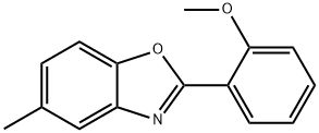 Benzoxazole, 2-(2-Methoxyphenyl)-5-Methyl- Struktur