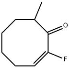 2-Cycloocten-1-one,  2-fluoro-8-methyl- Struktur