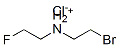 2-bromoethyl-(2-fluoroethyl)azanium chloride Struktur