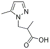 2-Methyl-3-(5-methyl-pyrazol-1-yl)-propionic acid Struktur