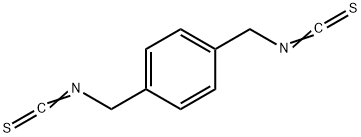 ALPHA,ALPHA'-DITHIOCYANATO-P-XYLENE Struktur