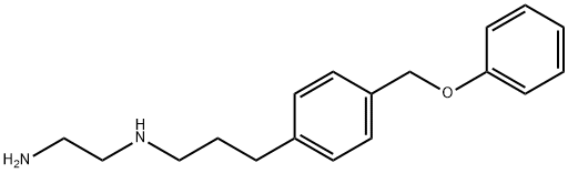 N-[3-[4-(phenoxymethyl)phenyl]propyl]ethane-1,2-diamine Struktur