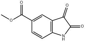 5-CARBOXYISATIN METHYL ESTER Struktur