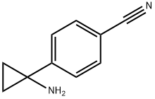 4-(1-aMinocyclopropyl)benzonitrile Struktur