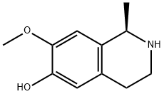 (S)-7-METHOXY-1-METHYL-1,2,3,4-TETRAHYDRO-ISOQUINOLIN-6-OL Struktur