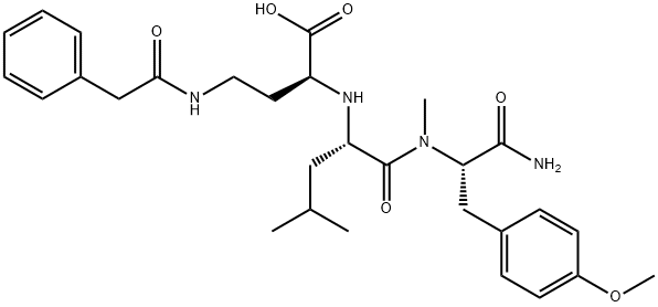 N-(3-N-(benzyloxycarbonyl)amino-1-carboxypropyl)leucyl-O-methyltyrosine N-methylamide Struktur