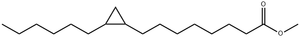 Cyclopropaneoctanoicacid, Struktur