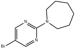 1-(5-Bromopyrimidin-2-yl)azepane Struktur