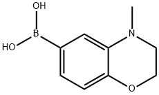 4-Methyl-2,3-dihydro-1,4-benzoxazine-6-boronic acid Struktur