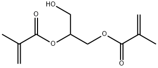 GLYCEROL 1,2-DIMETHACRYLATE Structure