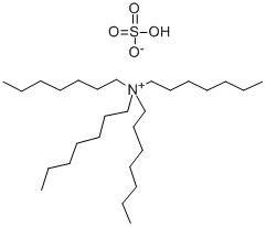 TETRAHEPTYLAMMONIUM HYDROGEN SULFATE Struktur