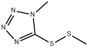 1-methyl-5-(methyldithio)-1H-tetrazole Struktur