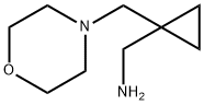 1-[1-(4-morpholinylmethyl)cyclopropyl]methanamine Struktur