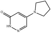 5-(1-PYRROLIDINYL)-3(2H)-PYRIDAZINONE Struktur