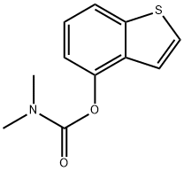 N,N-Dimethylcarbamic acid benzo[b]thiophen-4-yl ester Struktur