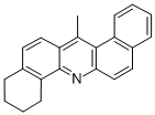 10-Methyl-1,2-tetrahydro-1,2:5,6-benzacridine Struktur