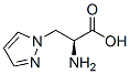 beta-pyrazol-1-ylalanine Struktur