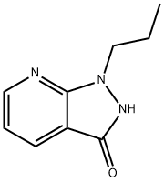 1,2-dihydro-1-propylpyrazolo[3,4-b]pyridin-3-one Struktur