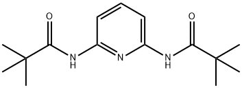 N-[6-(2,2-DIMETHYL-PROPIONYLAMINO)-PYRIDIN-2-YL]-2,2-DIMETHYL-PROPIONAMIDE Struktur