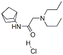 2-(dipropylamino)-N-norbornan-2-yl-acetamide hydrochloride Struktur