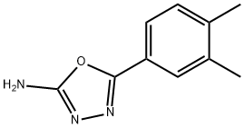 5-(3,4-dimethylphenyl)-1,3,4-oxadiazol-2-amine Struktur