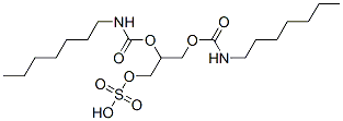 1,2-bis(heptanylcarbamoyl)glycerol 3-sulfate Struktur