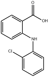 N-(2-CHLOROPHENYL)ANTHRANILIC ACID Struktur