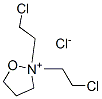 2,2-bis(2-chloroethyl)-1-oxa-2-azoniacyclopentane chloride Struktur