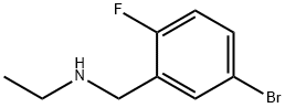 N-(5-BroMo-2-fluorobenzyl)ethanaMine Struktur