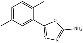 5-(2,5-dimethylphenyl)-1,3,4-oxadiazol-2-amine Struktur