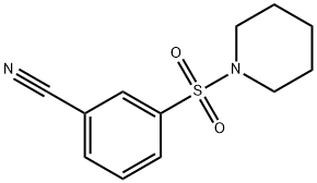 3-(Piperidine-1-sulfonyl)benzonitrile Structure