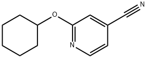 2-(cyclohexyloxy)isonicotinonitrile Struktur