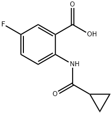 2-cyclopropaneaMido-5-fluorobenzoic acid