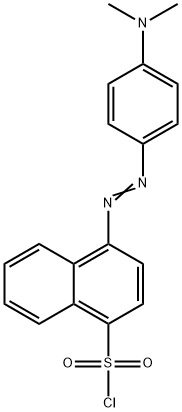 4-[[4-(Dimethylamino)phenyl]azo]-1-naphthalenesulfonyl chloride Struktur