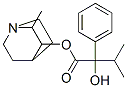 (7-methyl-1-azabicyclo[2.2.2]oct-8-yl) 2-hydroxy-3-methyl-2-phenyl-but anoate Struktur