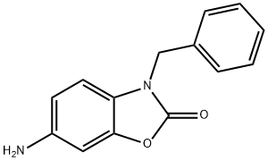 6-氨基-3-芐基苯并[D]惡唑-2(3H)-酮 結(jié)構(gòu)式