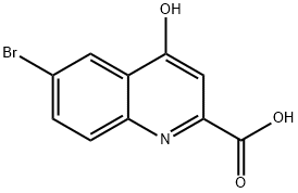 6-BroMo-4-hydroxy-quinoline-2-carboxylic acid Struktur