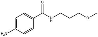 4-AMINO-N-(3-METHOXYPROPYL)BENZAMIDE Struktur