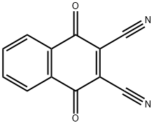 2,3-DICYANO-1,4-NAPHTHOQUINONE Struktur