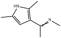 Methanamine, N-[1-(2,5-dimethyl-1H-pyrrol-3-yl)ethylidene]- (9CI) Struktur